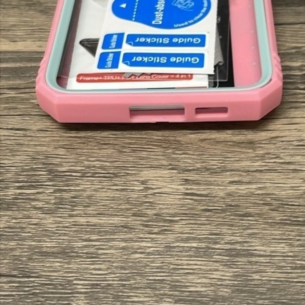 Samsung Galaxy S23 Plus Case Rugged Pink Mint Green Camera‎ Cover Ring Stand - Picture 6 of 8